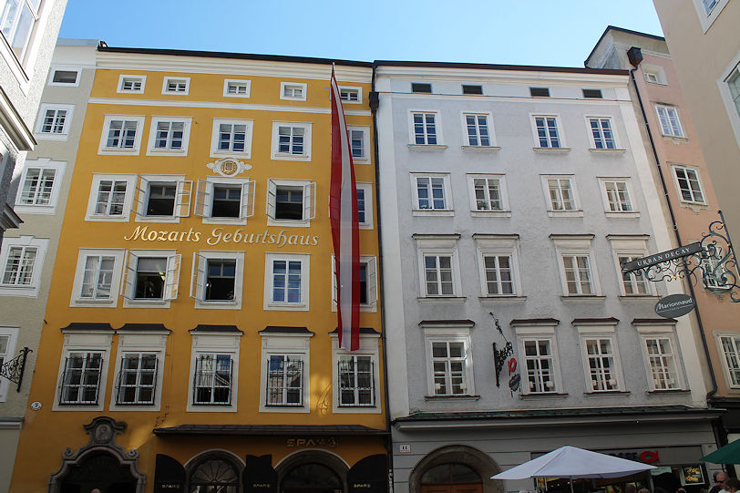 Wolfgang Amadeus Mozart's birthplace