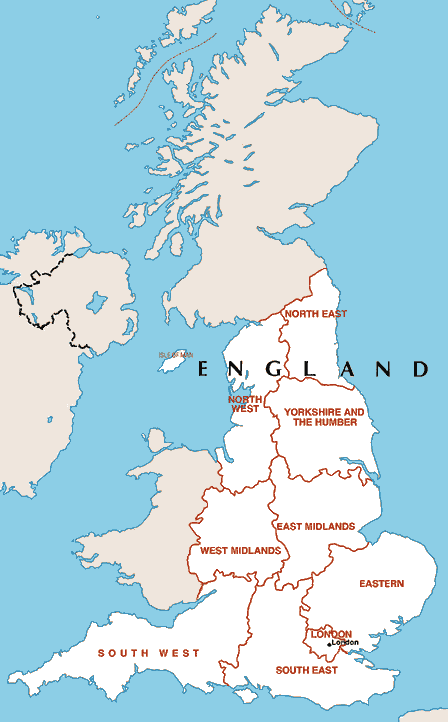 World Map England