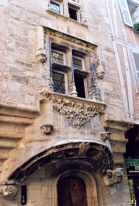 Detail of a façade, Rue Marcellin Fabre