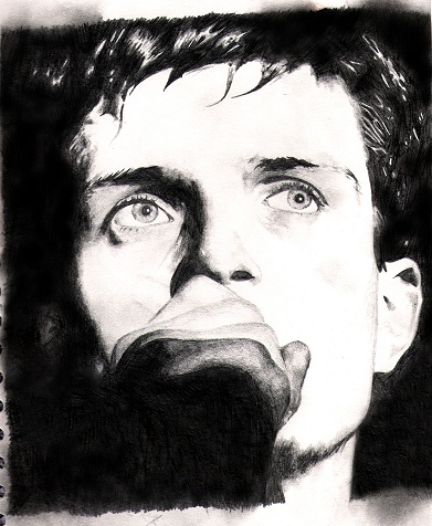 Ian Curtis drawing