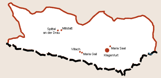 Kärnten Map