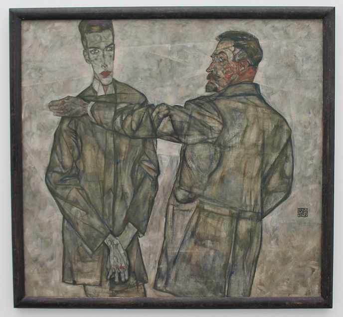Egon Schiele painting