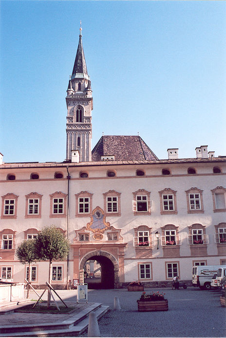 Sankt Peter Abbey courtyard