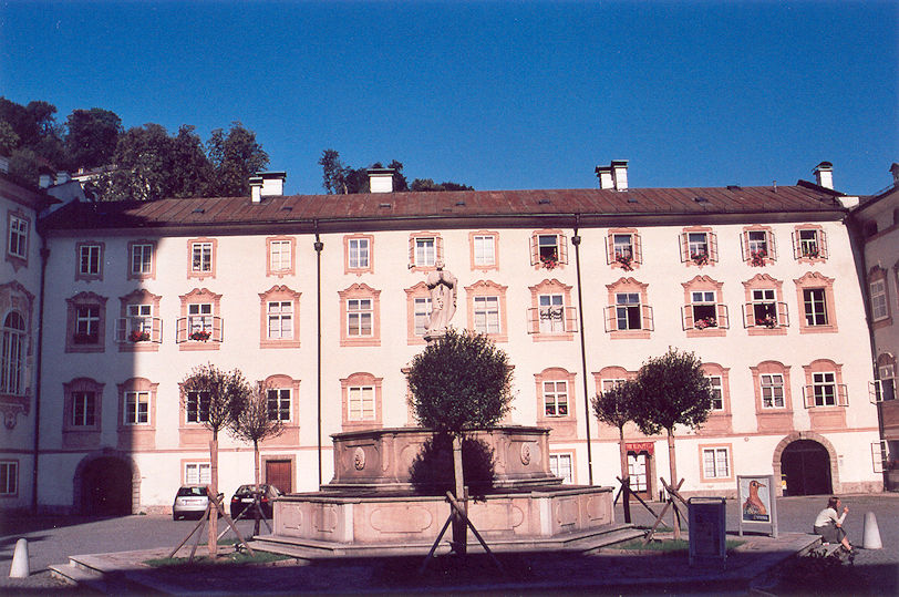 Sankt Peter Abbey courtyard