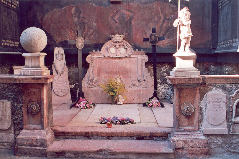 Michael Haydn & Nannerl Mozart's grave