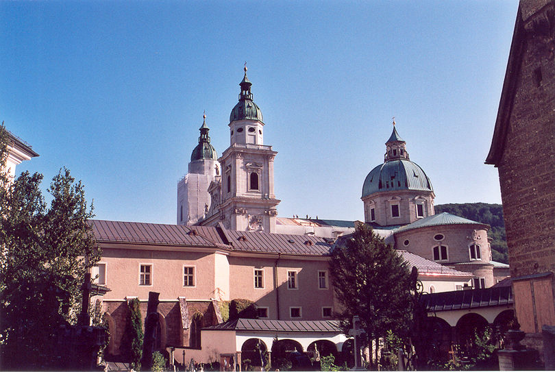 Cathedral from Petersfriedhof