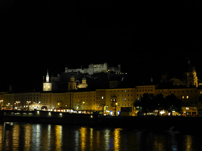Panoramic view by night