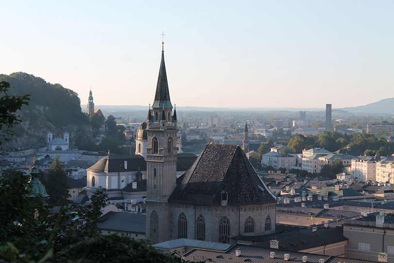 Panoramic view with Franziskanerkirche