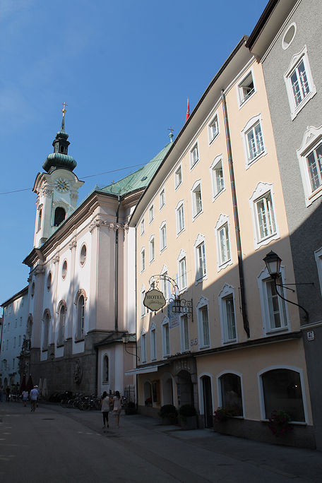 Linzer Gasse with Sebastianskirche