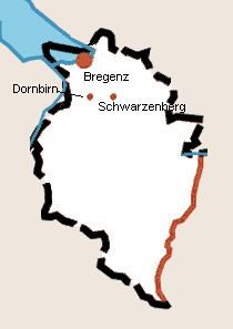 Vorarlberg Map