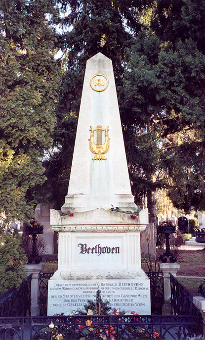 Ludwig van Beethoven's grave