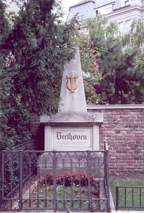 Ludwig van Beethoven's original grave
