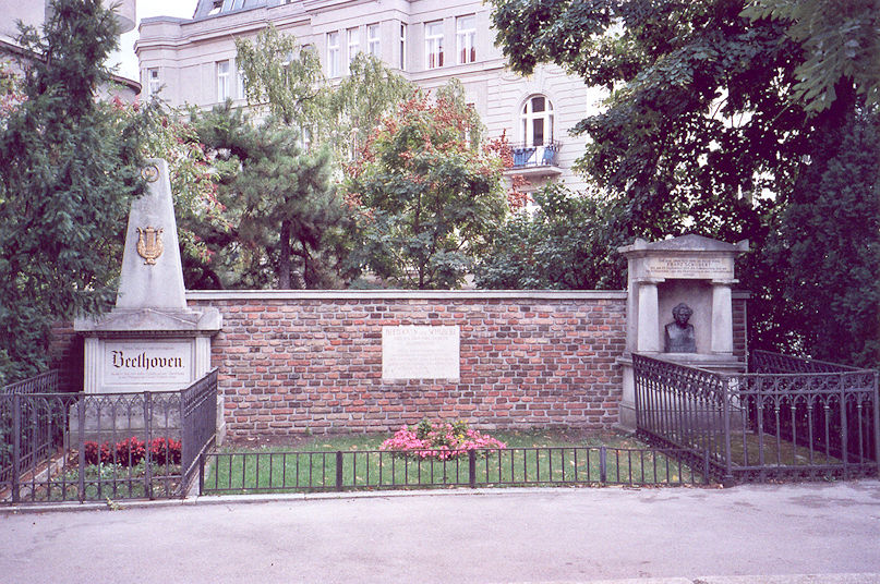 Ludwig van Beethoven & Franz Schubert original graves