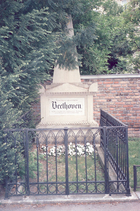Ludwig van Beethoven's original grave