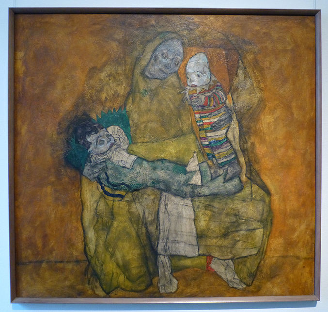 Egon Schiele painting