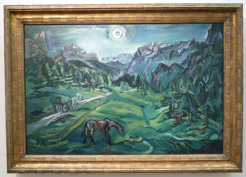 Oskar Kokoschka painting