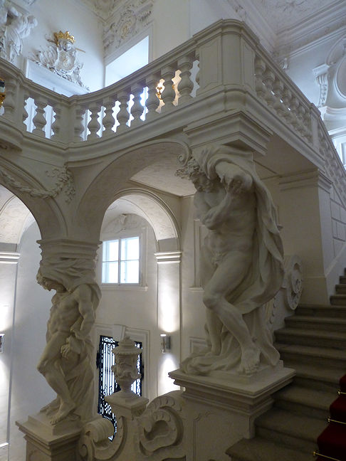 Winterpalais Prinz Eugen staircase