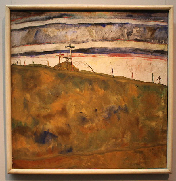 Egon Schiele painting