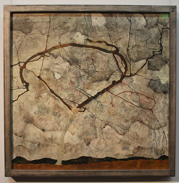 Egon Schiele painting