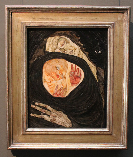 Egon Schiele painting