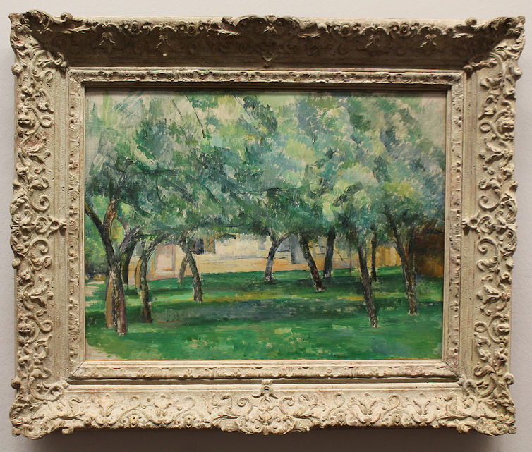 Paul Cézanne painting