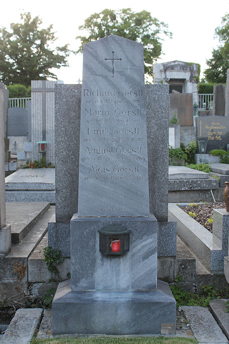Richard Gerstl's grave