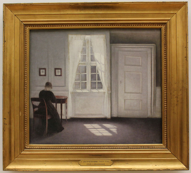 Vilhelm Hammershøi painting