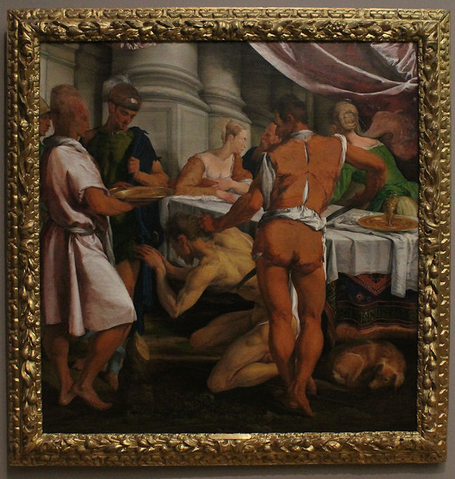 Painting by Jacopo Bassano