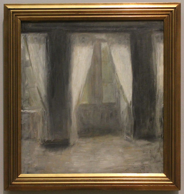 Painting by Vilhelm Hammershøi