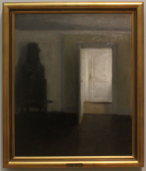 Painting by Vilhelm Hammershøi