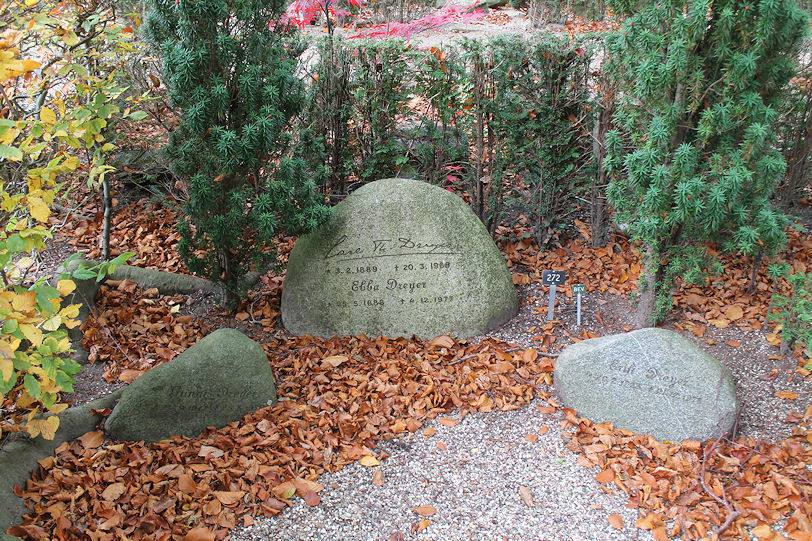 Carl Theodor Dreyer's grave in Frederiksberg Ældre Kirkegård