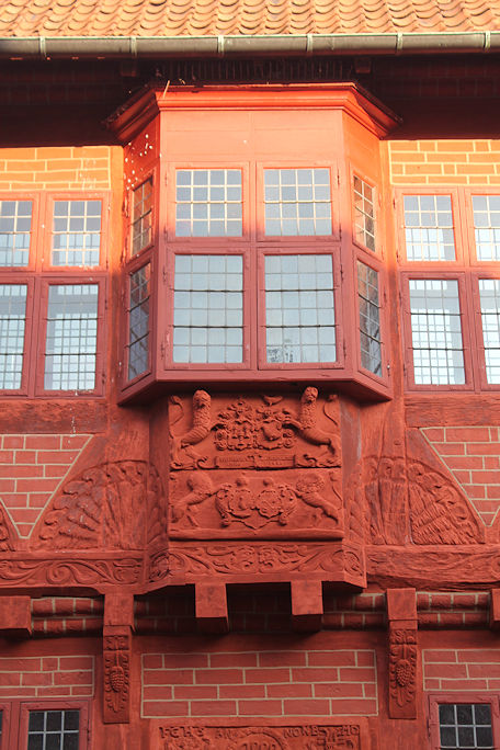 Møntergården on Overgade, façade detail