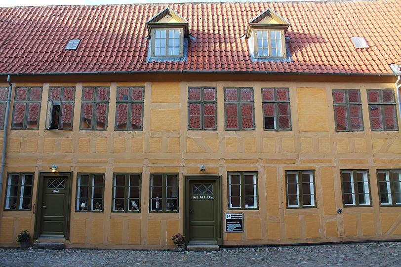 Historic houses on Paaskestræde, courtyard