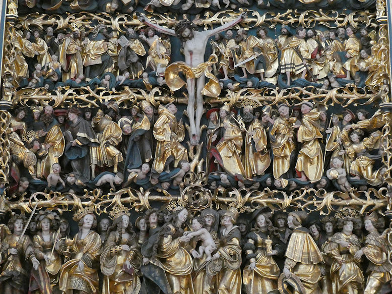 Sankt Knuds Domkirke, altar by Claus Berg (detail)