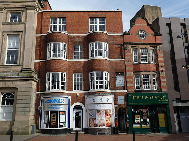 Historic houses on Market Place
