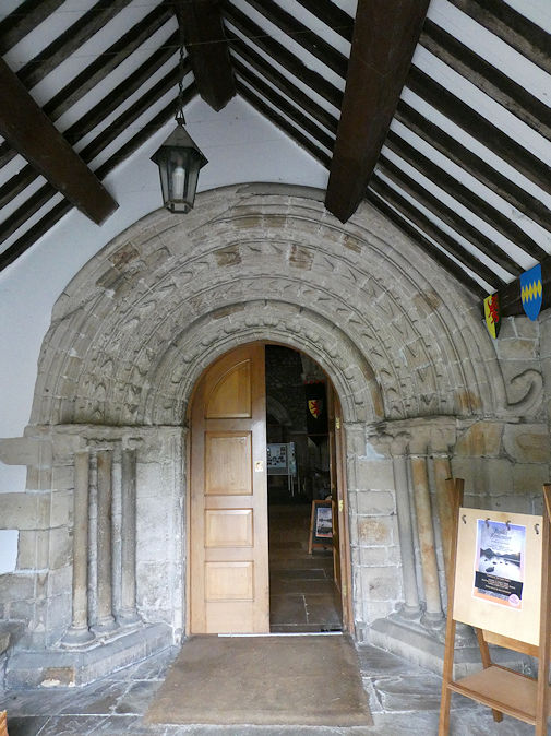 Priory, romanesque south portal