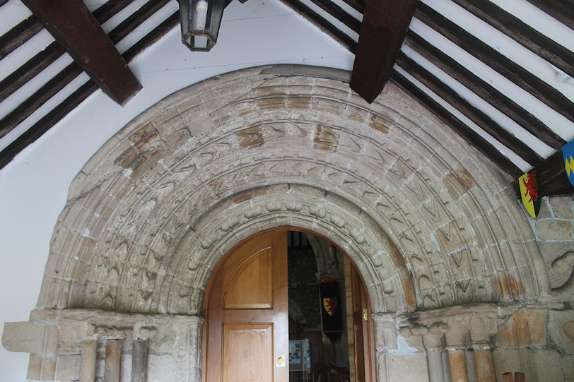 Priory, romanesque south portal