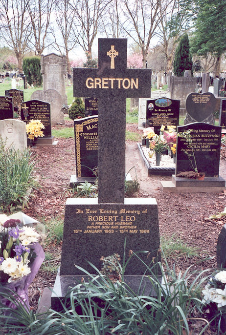 Rob Gretton's grave