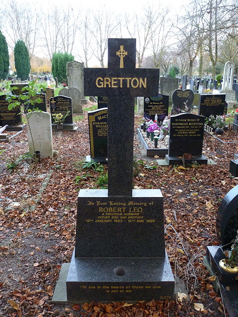 Rob Gretton's grave