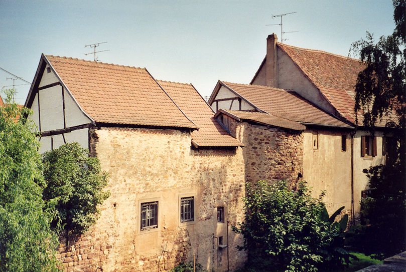 Houses by ramparts Rempart Maréchal Joffre