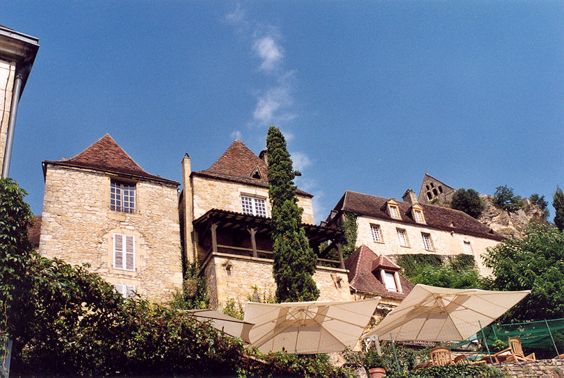 The village seen from Route des Gabarriers