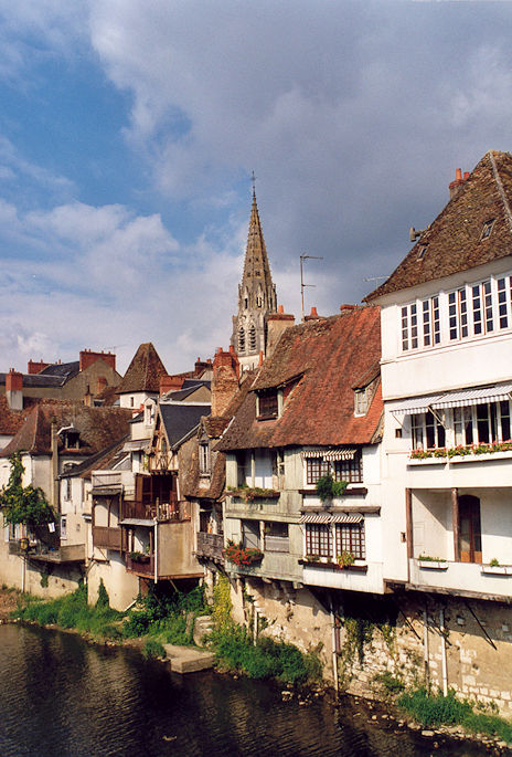 St-Sauveur Church district from Creuse