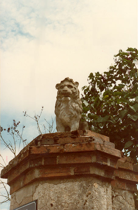 Stone lion