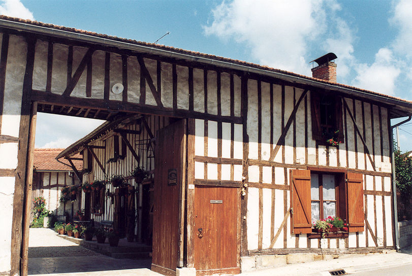 Half-timbered farm