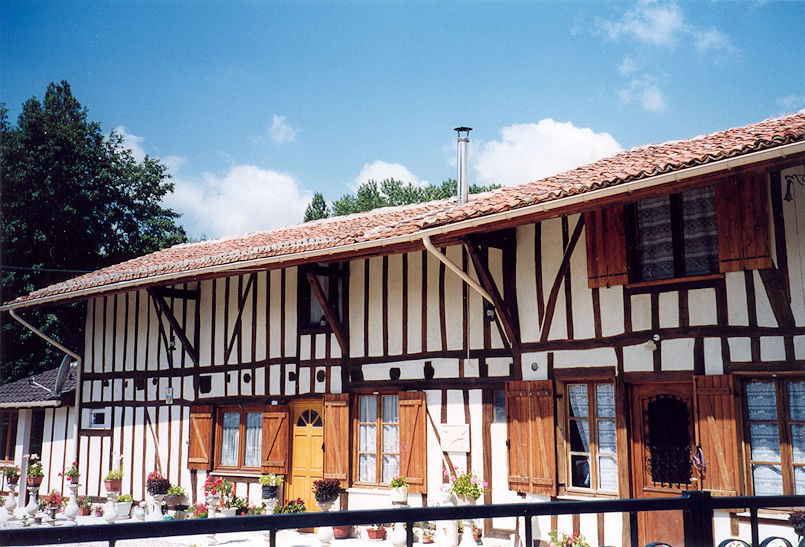 Half-timbered farm