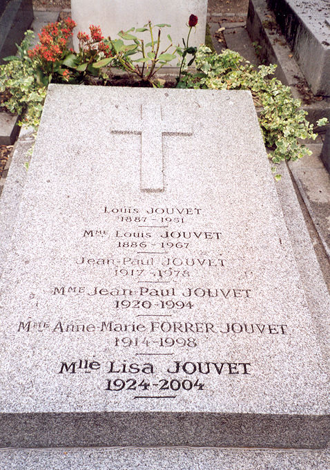 Louis Jouvet's grave
