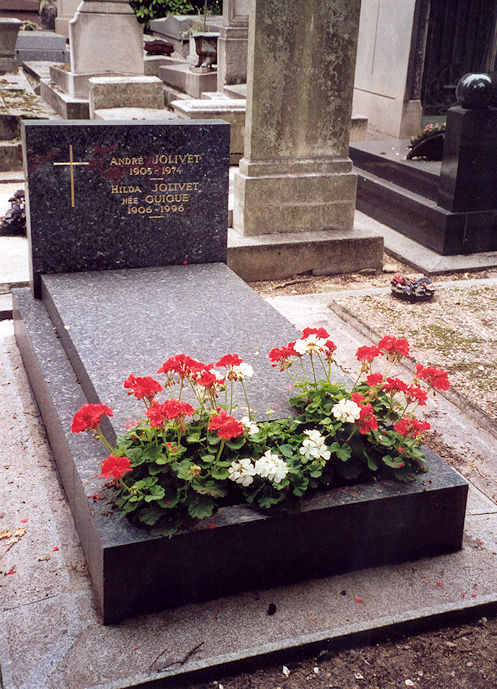 André Jolivet's grave
