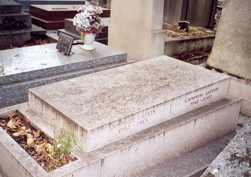 Dominique Laffin's grave