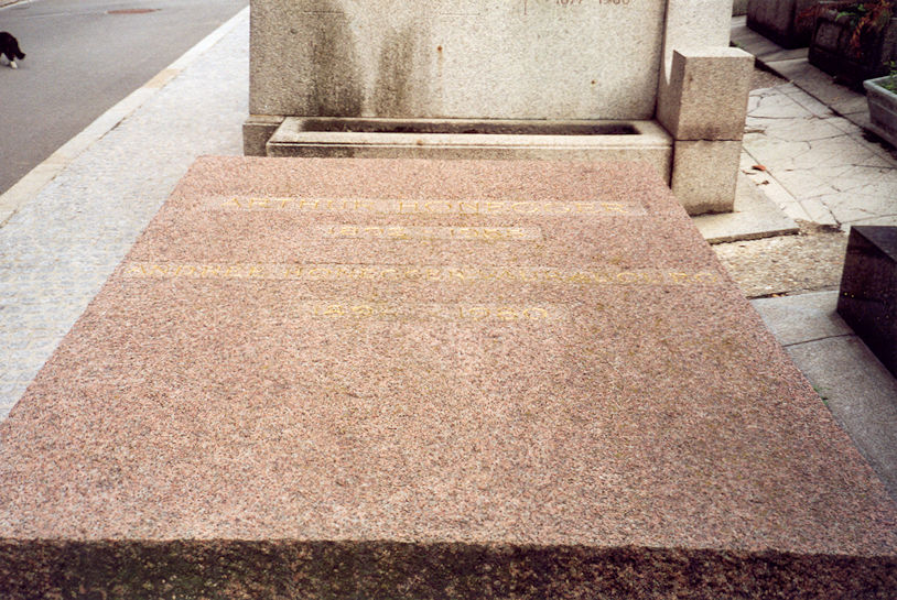 Arthur Honegger's grave