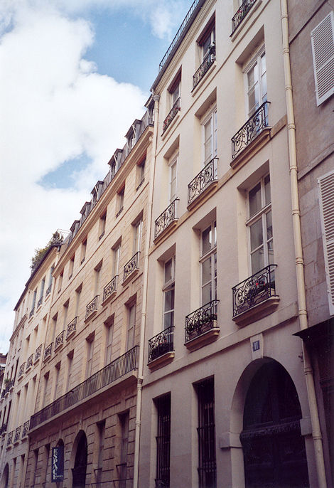 Façades, Rue Mazarine